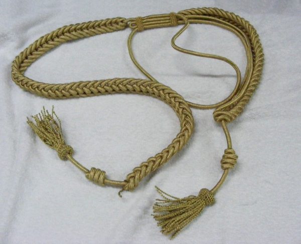 Cordones hilos de oro adulto