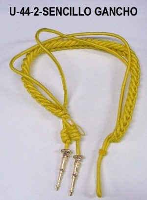 Cordon rayon amarillo sencillo niño con cabeteros