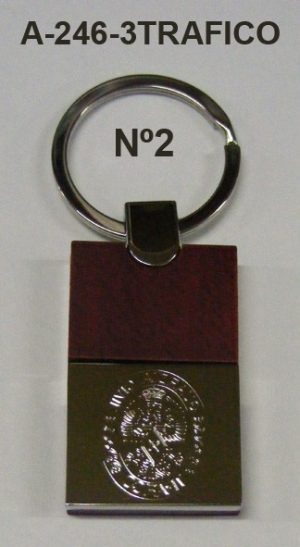 Llavero Lujo Emblema Trafico Nº2