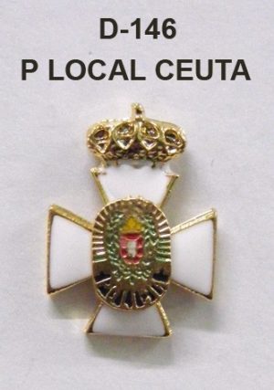 Medalla miniatura tipo pin POLICIA LOCAL CEUTA
