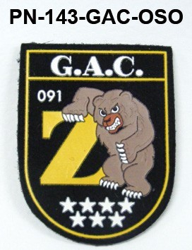 Distintivo especialidad velcro GAC-OSO