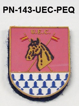 Distintivo especialidad velcro UEC PEQUEÑO