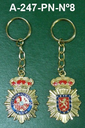 Llavero UIP Policia Nacional