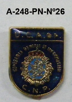 Pin Cuerpo Policia Nº 26