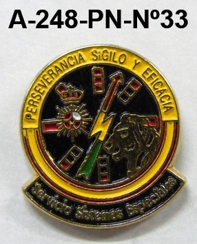 Pin Cuerpo Policia Nº 33