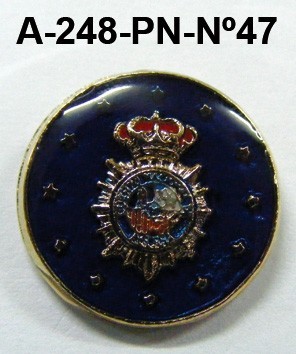 Pin Cuerpo Policia Nº 47