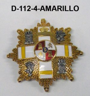 Gran Placa MERITO MILITAR Distintivo AMARILLO