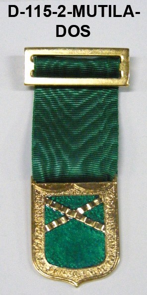 Medalla MUTILADOS DISTINTIVO VERDE