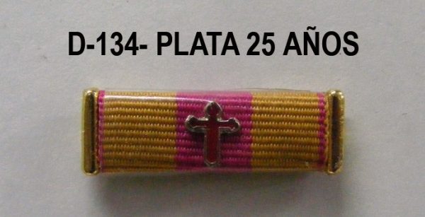 Pasador Constancia Plata 25 años