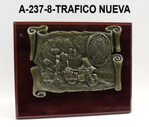 Metopa sobremesa TRAFICO BRONCE - NUEVA