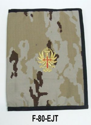 Carpeta portaboletines Bordada Arida Pixelada EJERCITO