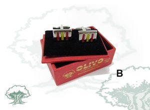 Gemelos de Rodio Bandera de España