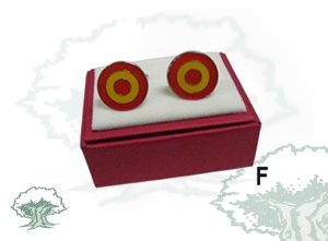 Gemelos de Rodio Bandera de España