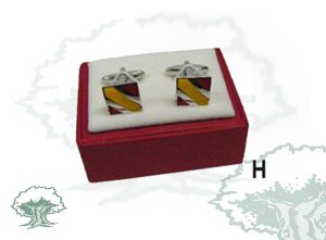 Gemelos de Rodio Bandera de España