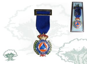 Medalla PROTECCION CIVIL AZUL ORO
