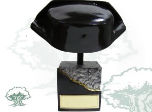 Busto Tricornio negro con grabación INCLUIDA