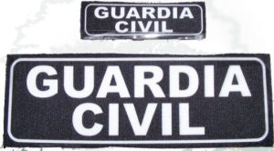 Parche chaleco Policia, Guardia Civil, Policía Local