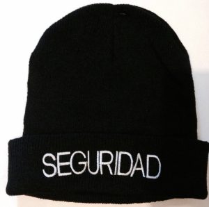 Gorro Vigilante Seguridad Bordado