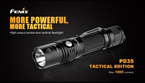 Linterna Led Fénix Pd35 1000 Lumens Y 6 Modos