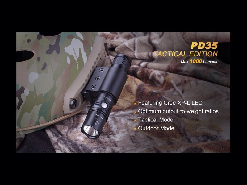 Linterna Led Fénix Pd35 1000 Lumens Y 6 Modos