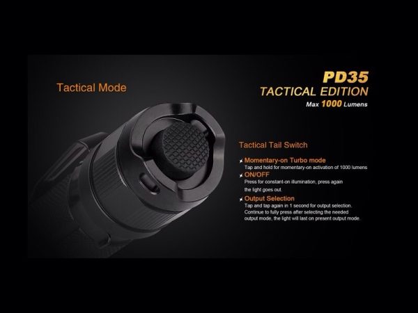 Linterna Led Fénix Pd35 1000 Lumens Y 6 Modos