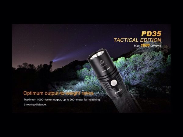 Linterna Led Fénix Pd35 1000 Lumens Y 6 Modos