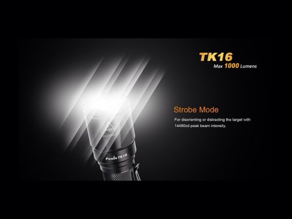 Linterna Fénix TK16 1000 lumens y 5 modos
