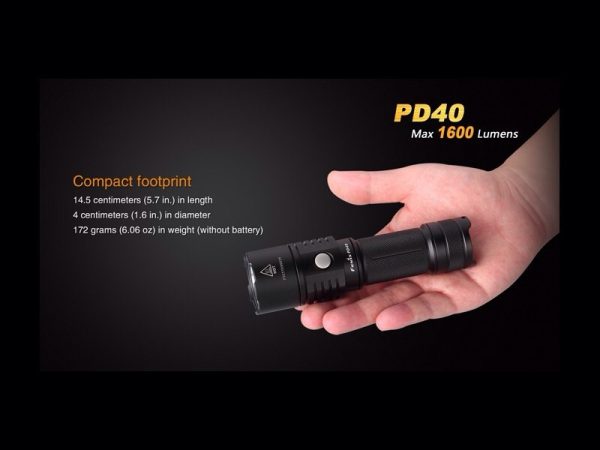 Linterna Led 1600 Lumens Y 5 Modos Pd 40 Fénix