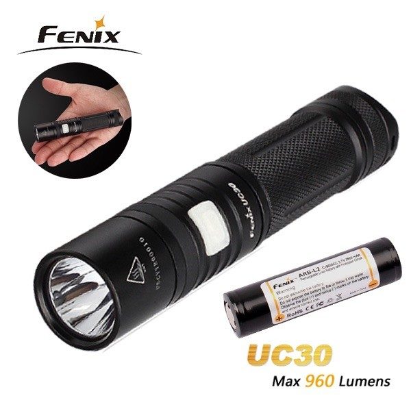 Linterna Recargable 960 lúmenes fénix UC30