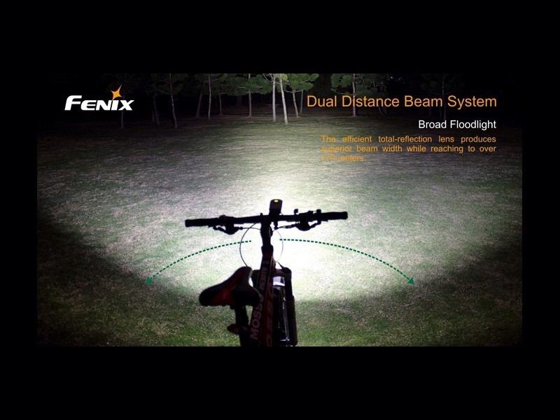 Foco Bici 1800 Lumens, 5 Modos Y Flash fénix bc30