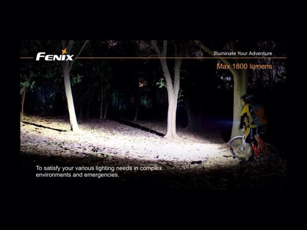 Foco Bici 1800 Lumens, 5 Modos Y Flash fénix bc30