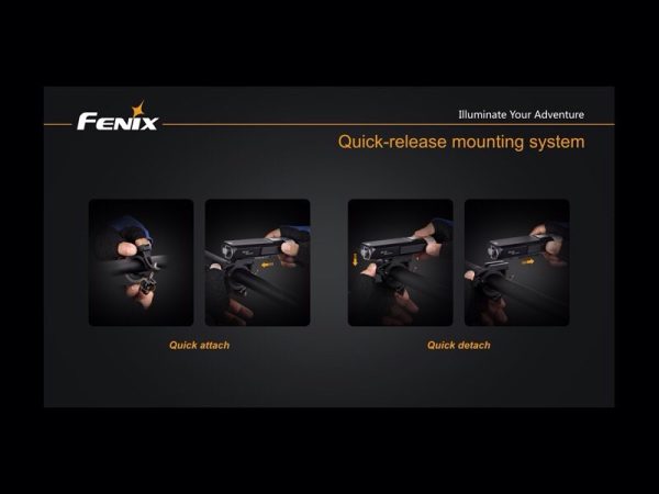 Foco Bici 1800 Lumens, 5 Modos Y Flash fénix bc30