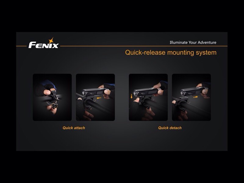 Foco Bici 1800 Lumens, 5 Modos Y Flash fénix bc30