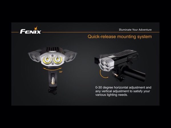 Foco Bici 1800 Lumens, 5 Modos Y Flash fénix bc30