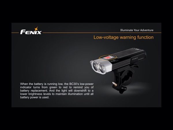 Foco Bici 1800 Lumens, 5 Modos Y Flash fénix bc30