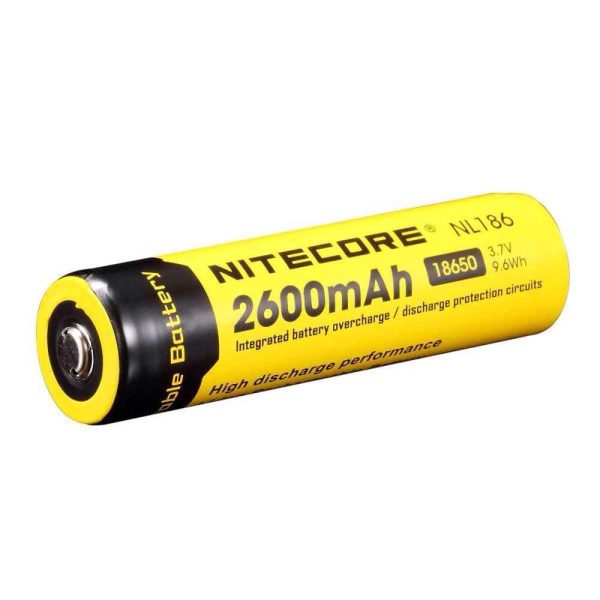Batería Li-ion 18650 2600mAh Nitecore