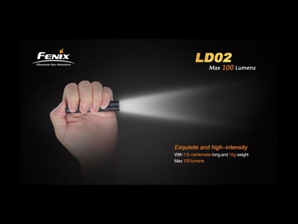 Linterna Led Fénix Ld02 100 Lumenes Y 3 Modos