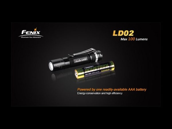 Linterna Led Fénix Ld02 100 Lumenes Y 3 Modos
