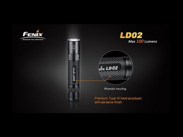 Linterna Led Fénix Ld02 100 Lumenes Y 3 Modos