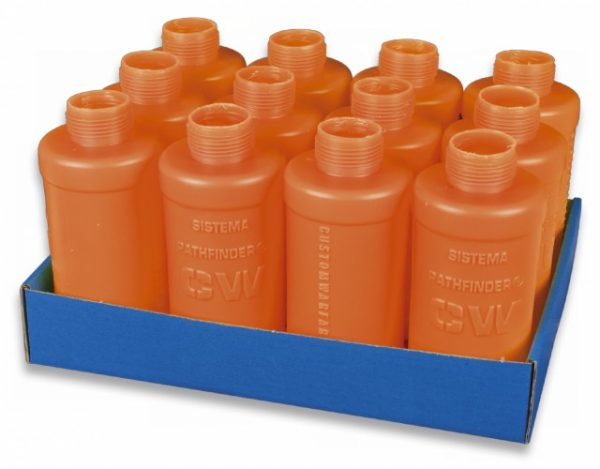 12 carcasas naranjas Pathfinder.