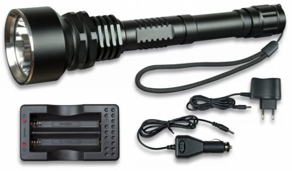 linterna recargable de 10 wats. 800 lum