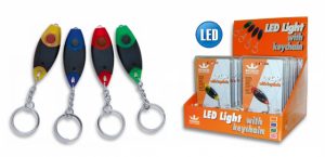 Llavero REXER led. 2x3v "CR1220"