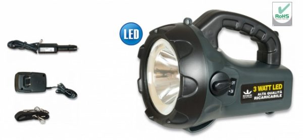 Foco REXER Recargable. LED 3 Watios