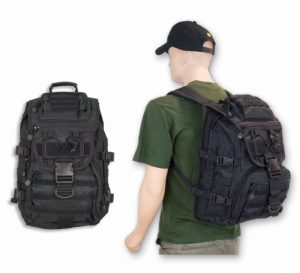 Mochila BARBARIC FORCE "ATAQUE II".Negro