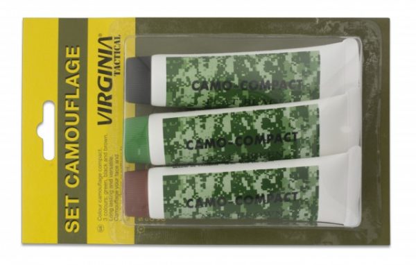 Pintura camufleje.Set 3 tubos