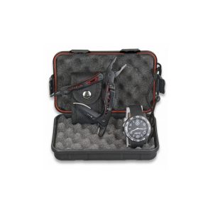 Reloj Negro + Alicate regalo set caja completo