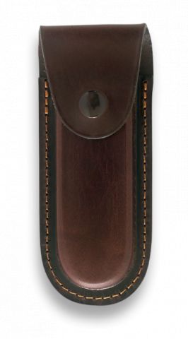 Funda ALBAINOX Piel.Marron. 14.5x6 cm