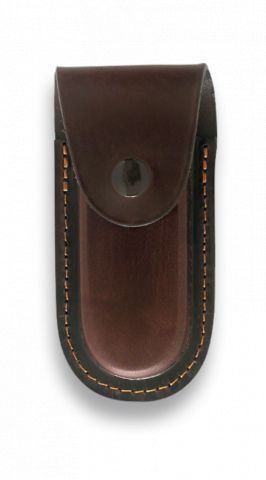 Funda ALBAINOX Piel.Marron. 12x6 cm