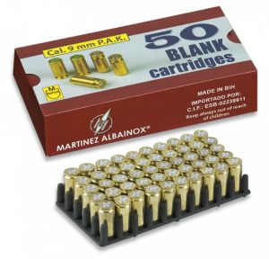 Detonantes ALBAINOX. 9 mm.Latón. Caja 50