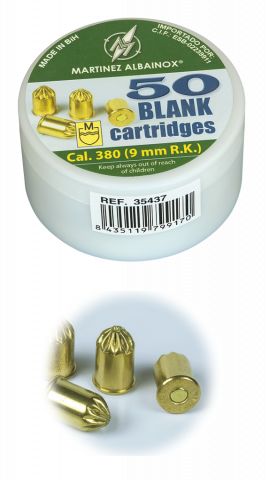 Detonantes ALBAINOX.380 revolver.Caja 50